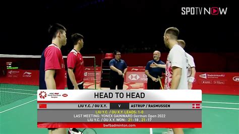 Bwf Md Group B Liu Ou Vs Astrup Rasmu H L Youtube