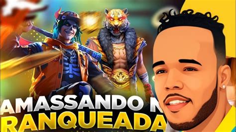 LIVE ON JOGANDO RANQUEADA INSCRITOS LIVE FREE FIRE AO VIVO