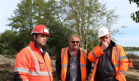 La base de loisirs de la Borde à Margon agrandit sa surface d eau