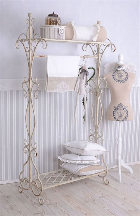 Stylowy Wieszak Metal Garderoba Sklep Shabby Chic