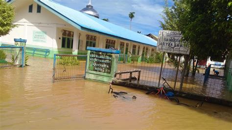 Banjir Di Aceh Jaya Meluas Hingga Sembilan Kecamatan Warga Terdampak