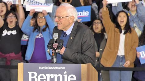 Senator Bernie Sanders Campaign Rally In Ann Arbor Michigan March 8