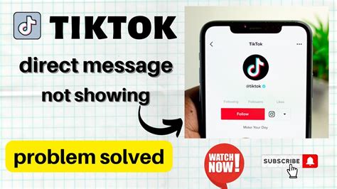 How To Fix Tiktok Direct Message Option Not Showing Iphone 2023 Youtube