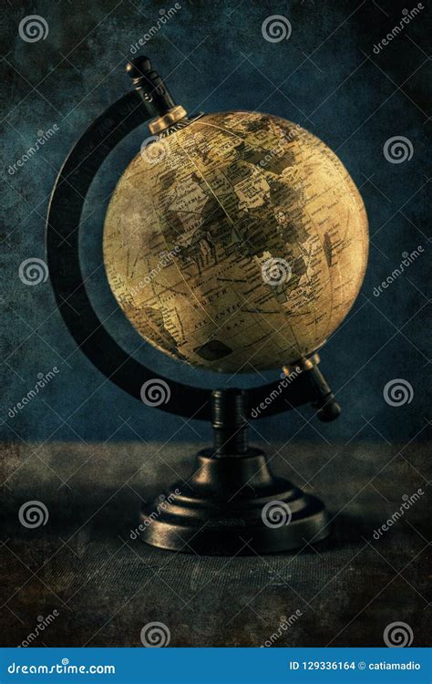 Grunge Textured Earth World Globe Stock Photo Image Of Background