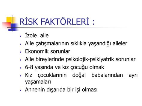 PPT ÇOCUKLUK ÇAĞI CİNSEL İSTİSMAR OLGULARI VE ADLİ PSİKİYATRİ