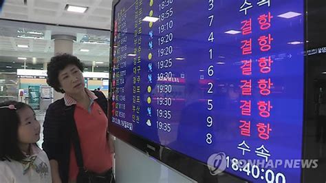 태풍 영향으로 제주공항 항공기 76편 결항 네이트 뉴스