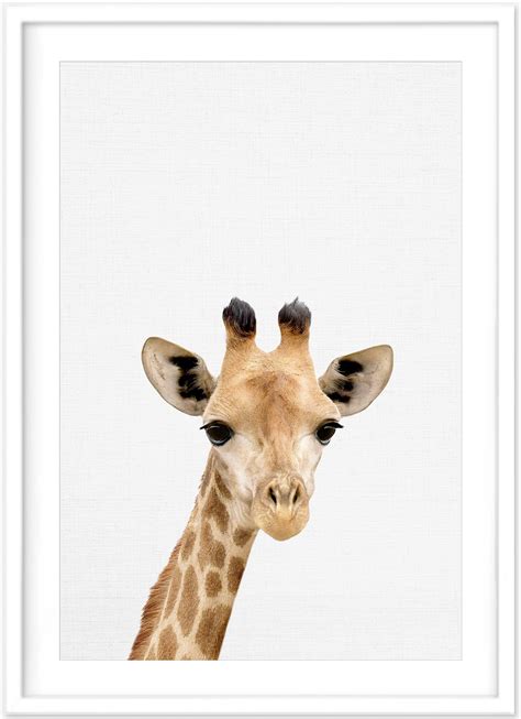 Safari Nursery Art Giraffe Print Printable Art Safari Etsy