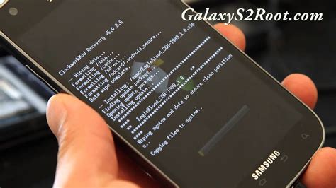 How To Install Rom On Rooted T Mobile Galaxy S Sgh T Youtube