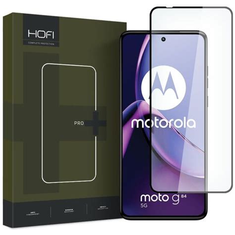 HOFI Glass Pro do Motorola Moto G84 5G Czarny Szkło hartowane niskie