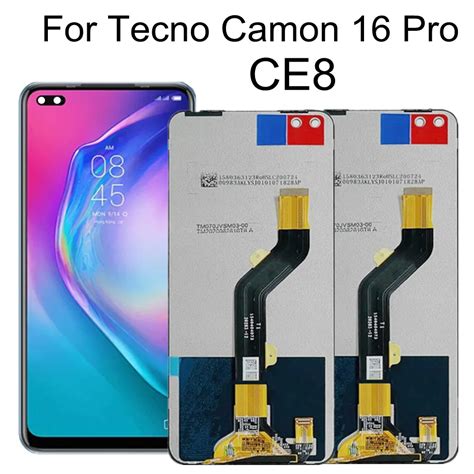 68 Lcd Para Tecno Camon 16 Pro Display Lcd De Toque Digitador Da Tela