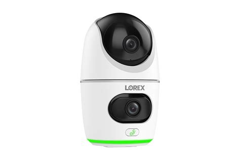 W Aq Series K Dual Lens Indoor Pan Tilt Security Camera Lorex