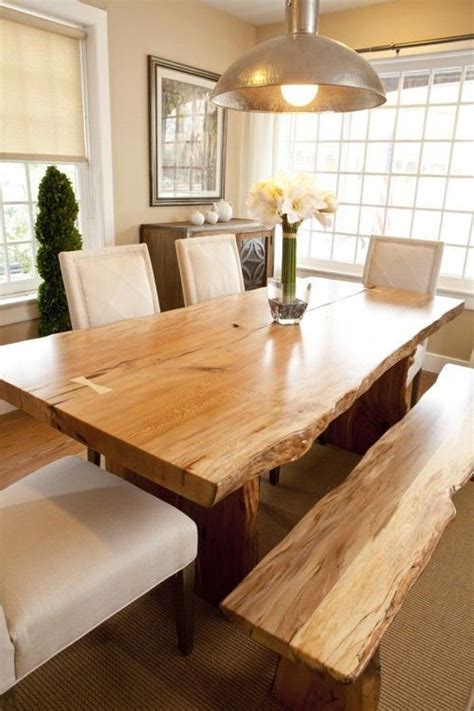 Live Edge Dining Room Farmhouse Dining Room Dining Room Design Rustic Kitchen Dining Room