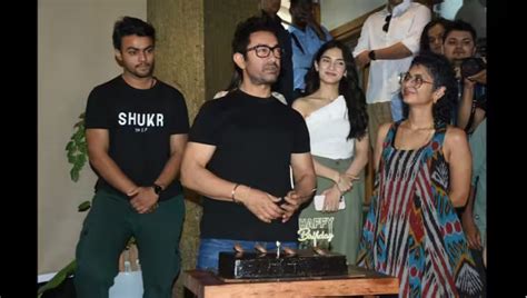 Aamir Khan Celebrates His 59th Birthday With Ex Wife Kiran