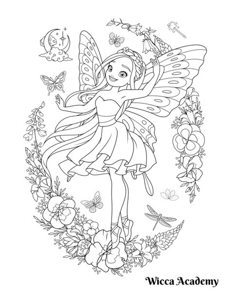 Coloring Pages Wicca Academy