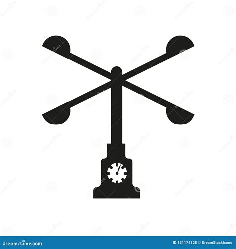 Anemometer Icon Trendy Anemometer Logo Concept On White Background