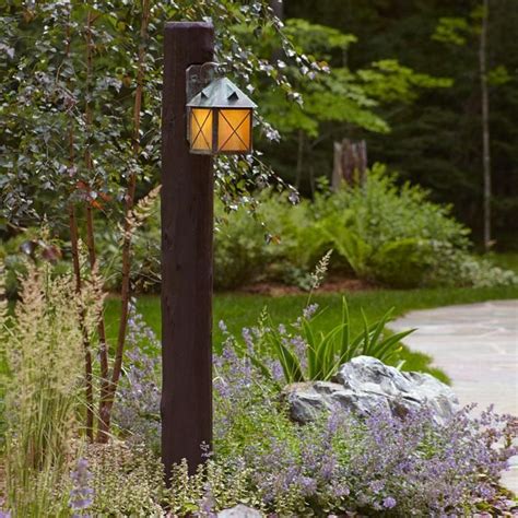 Rustic Outdoor Lamp Posts - Outdoor Lighting Ideas