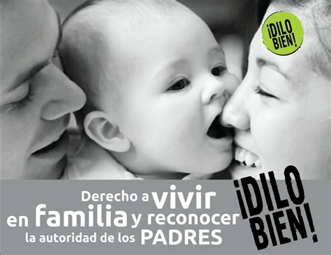 Derecho A Vivir En Familia Y Reconocer La Autoridad De Los Padres