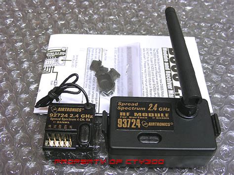 Airtronics Sanwa M8 M11 Exzes Dsss 2 4ghz 92724 Receiver 93724 Tx Module Set Ebay