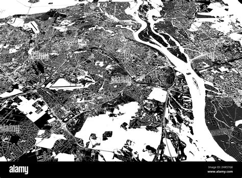 Ukraine map satellite geography Black and White Stock Photos & Images ...
