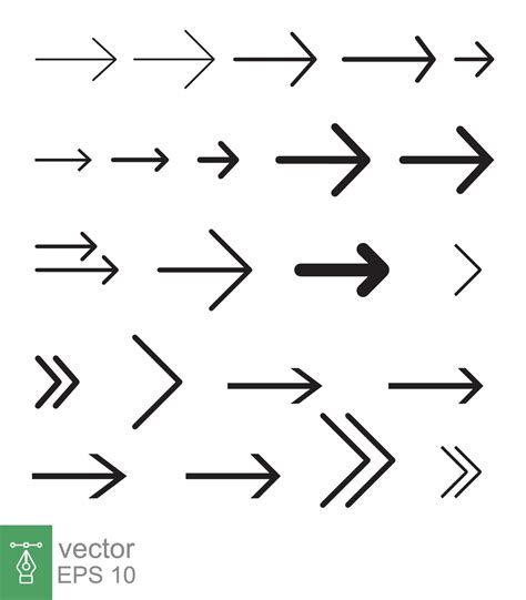 icono de flecha siguiente signo flechas de línea estrechas hacia