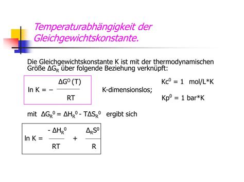 PPT Das Chemische Gleichgewicht PowerPoint Presentation Free