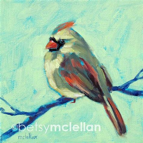 Female Cardinal Art Print Nature Cardinal Wall Decor Bedroom Etsy Bird Art Cardinal Birds