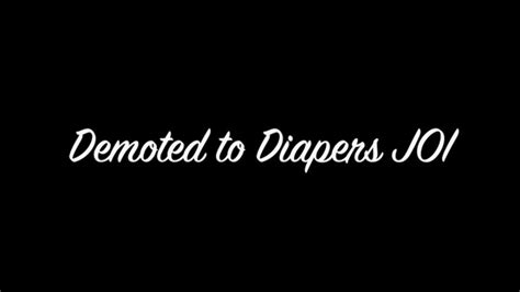 Watch Demoted To Diapers Joi Porn Video Nudespree