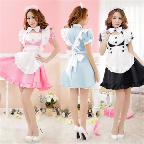 Sexy Maid Dress Lolita Freshmaid Outfit Lace Hot Sexy Lady Uniform