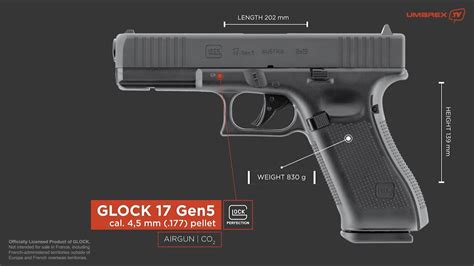 Glock 17 Gen5 Cal 45 Mm 177 Pellet Co2 Product Presentation