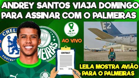 Andrey Santos Viaja Para Assinar O Palmeiras Primeiro Refor O De