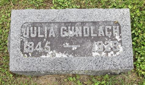 Julia Oleson Gundlach 1845 1929 Find a Grave äreminne