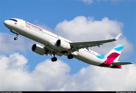 D Aeea Eurowings Airbus A321 251nx Photo By Maxim Weber Id 1595496