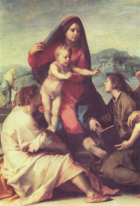 Andrea Del Sarto Madonna With Saints And Angel Cm