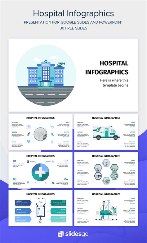 Free Hospital Infographics for Google Slides and PowerPoint