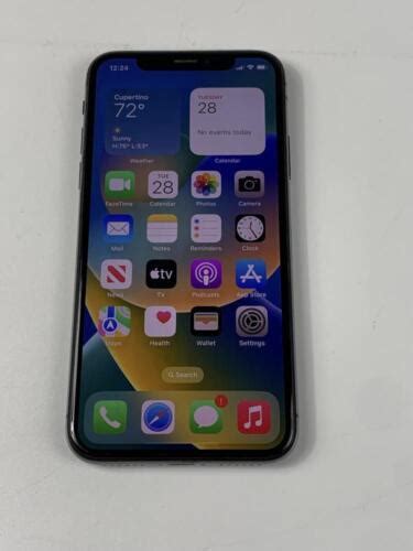 Apple Iphone X 64gb Unlocked A1865 Space Gray Good Condition Ebay