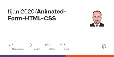 GitHub - tijani2020/Animated-Form-HTML-CSS