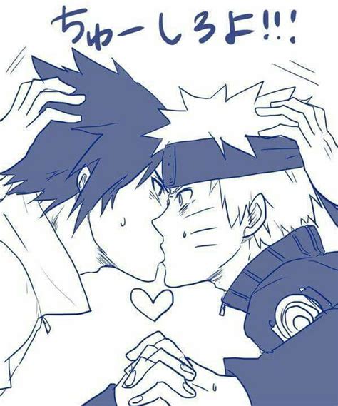 Narusasu Naruto X Sasuke Love Kiss Cute Best Friend Friendship