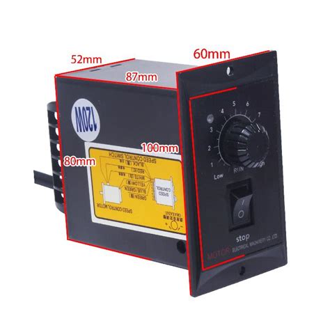 New 220v Ac Gear Motor 15w Reduction Ratio 1 10 Electric Motor Variable Speed Controller Chile