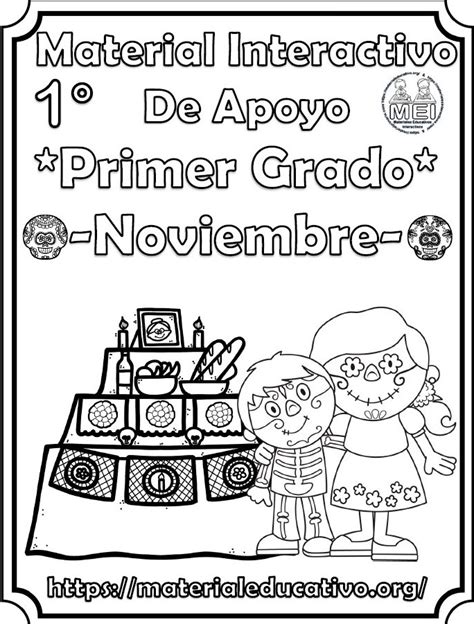 Material Interactivo Del Primer Grado De Primaria Del Mes De Noviembre