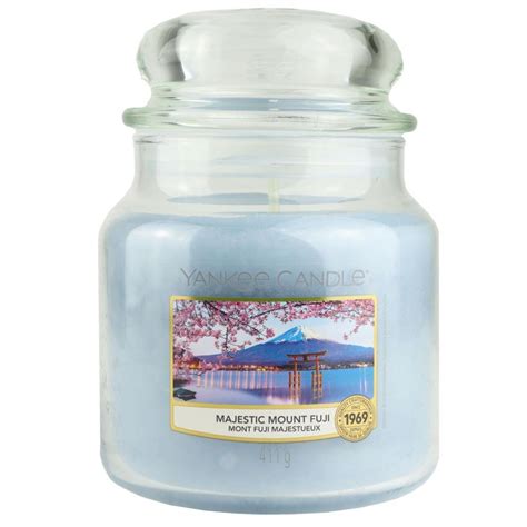 Yankee Candle Duftkerze Majestic Mount Fuji Im Glas Jar