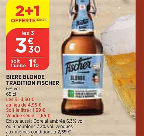 Offre Bi Re Blonde Tradition Fisher Chez Bi