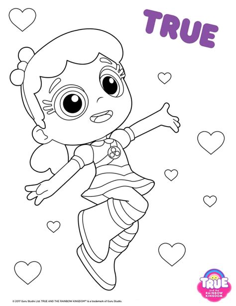 Free Printable True And The Rainbow Kingdom Coloring Pages