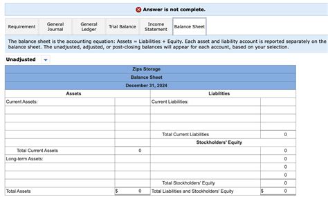 Solved The General Ledger Of Zips Storage At January Chegg