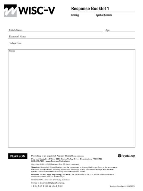 Wisc V Response 1 Pdf