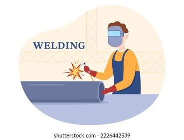 Welding Types Diagram Schemes Vector Illustration Stock Vector Royalty