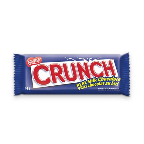 Crunch chocolate bar - combination of crisped rice and milk chocolate
