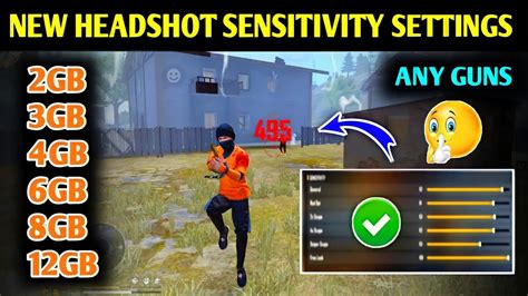 New Headshot Sensitivity Free Fire🔥 Best Sensitivity For One Tap