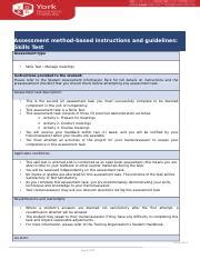 Bsbtwk Assessment Docx Assessment Method Based Instructions