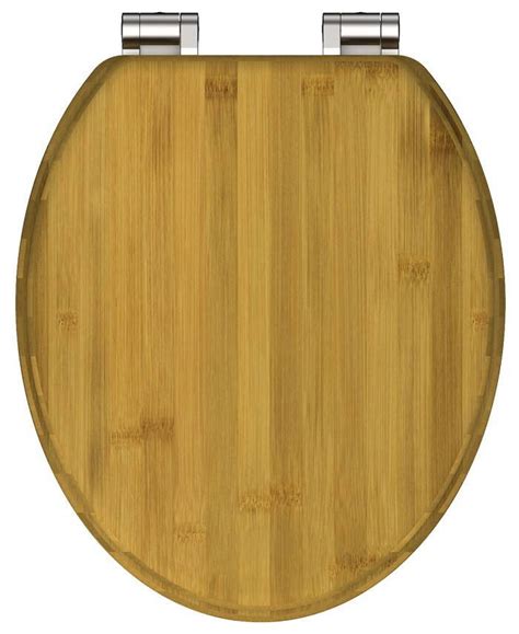 Sch Tte Abattant Wc Natural Bamboo En Bambou Massif