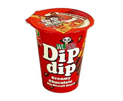 Wl Panda Dip Dip Creamy Chocolate Dip Biscuit Snack 30g